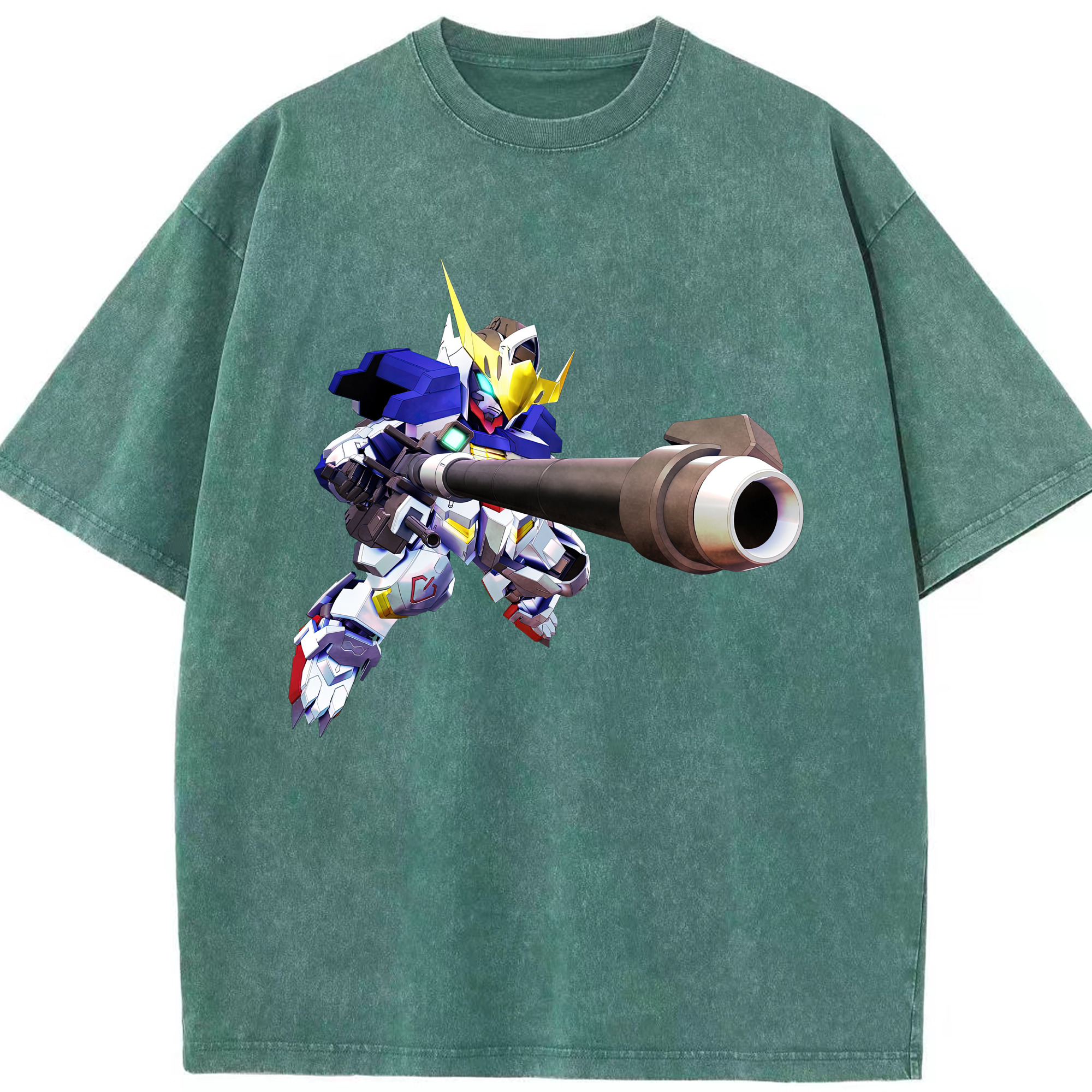 （画像用） 機動戦士ガンダム Mobile Suit Gundam 綿100% ヴィンテージ風 半袖Tシャツ（フロントプリント）